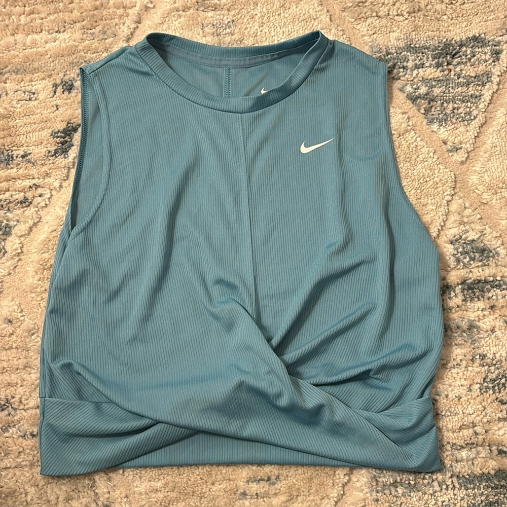 Blue Nike Dri-Fit Workout Top